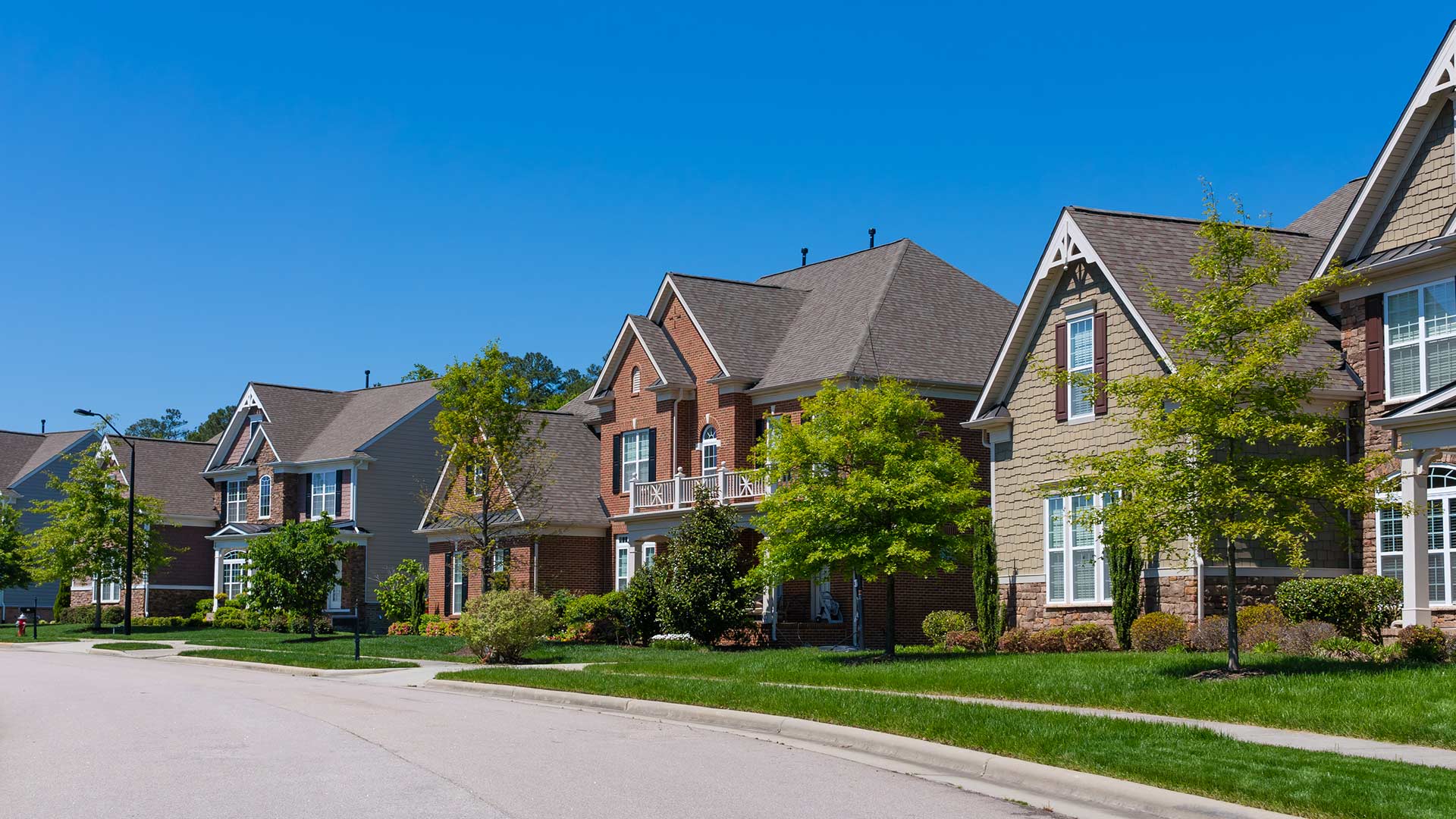 Neighborhood in Garland, TX.